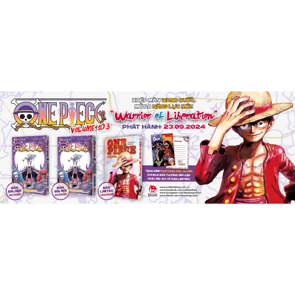 Combo Manga - One Piece - Tập 103 - Chiến Binh Giải Phóng | Shopee Việt Nam