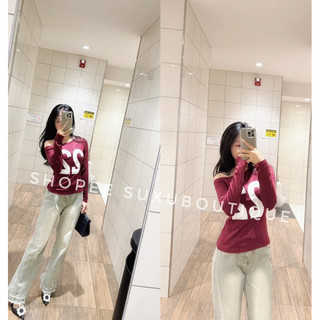 Áo Dài Tay Trễ Vai Thiết Kế may vạt lệch Số 22 Thun Mềm Siêu đẹp