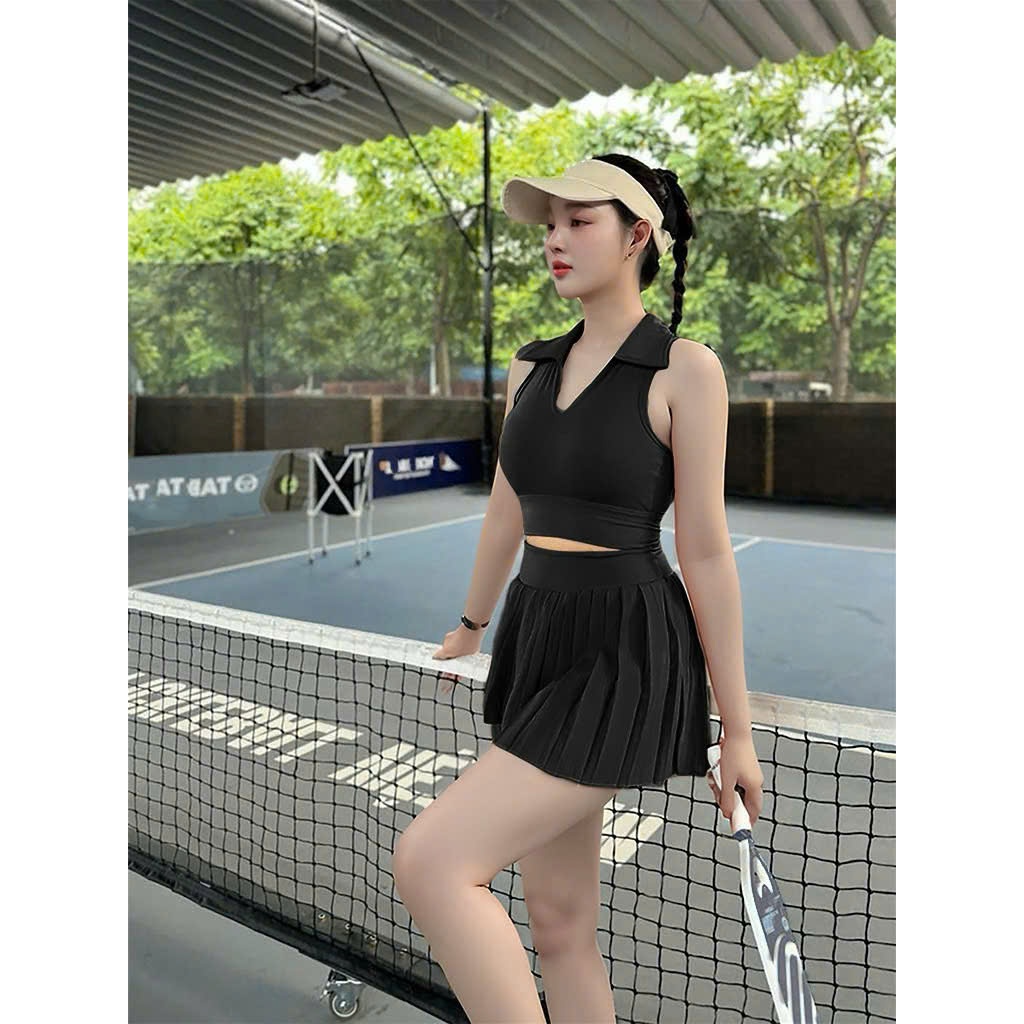 Bộ thể thao nư, Bộ Váy Áo Pickleball, Golf, Tennis, cầu Lông... Hàng Cao Cấp