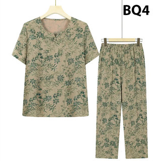 Top ️ Bộ quần áo trung niên Nữ BQ456 Women (Chất chuẩn như hình video)