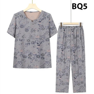Top ️ Bộ quần áo trung niên Nữ BQ456 Women (Chất chuẩn như hình video)