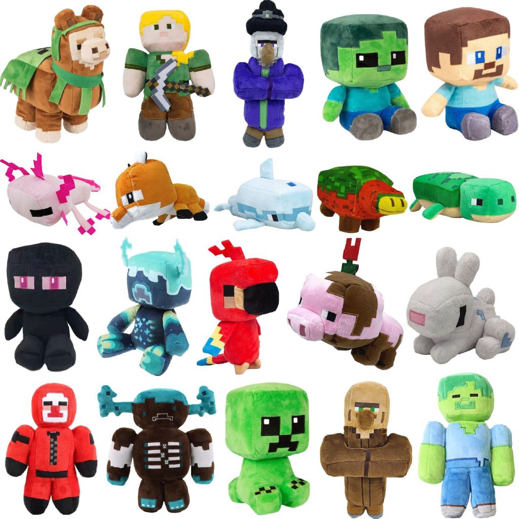 Đồ Chơi Gấu Bông Zombie Minecraft Mojang Kích Thước 20cm | Shopee Việt Nam