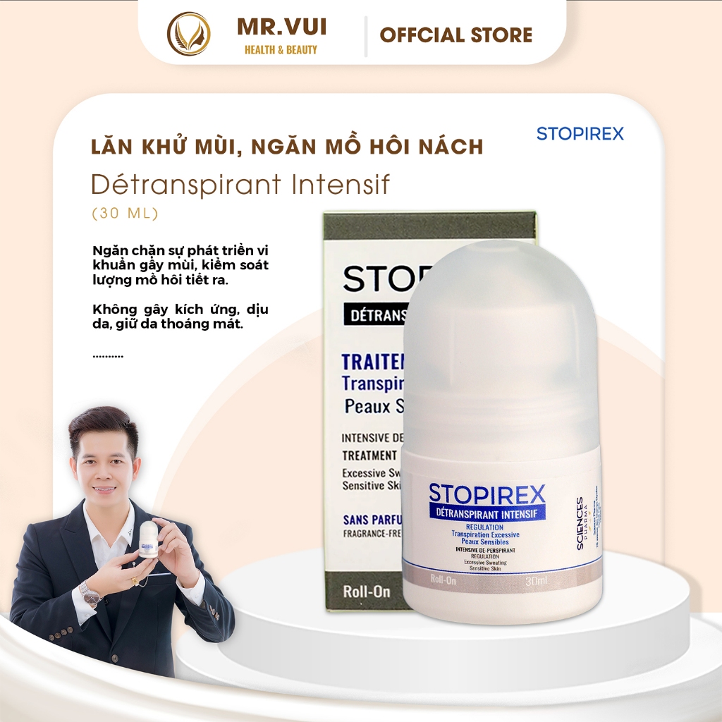 [Hỏa tốc] Lăn khử mùi, ngăn tiết mồ hôi nách 72 giờ Stopirex ...