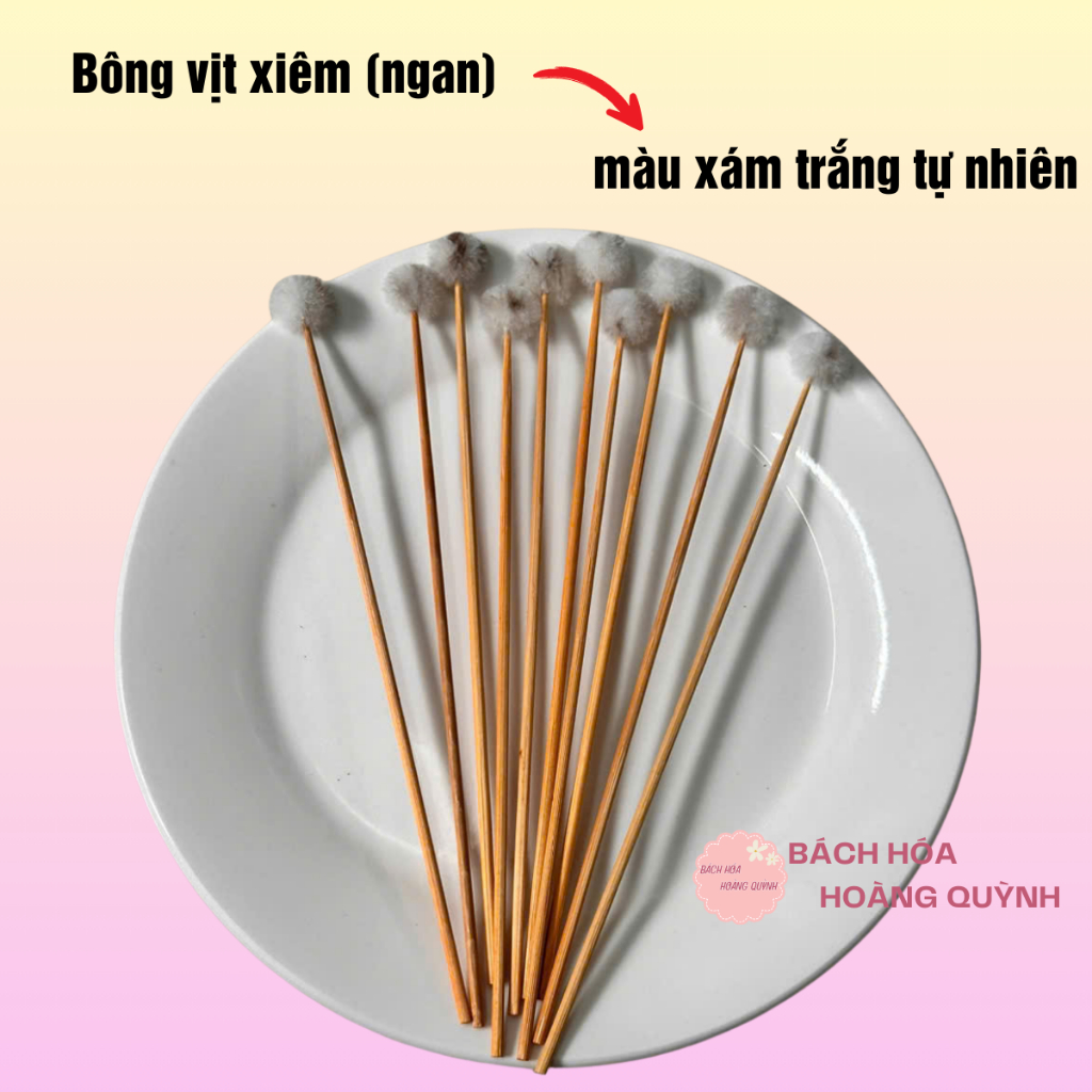 5 cây bông ngoáy tai bông ráy tai , bông se tai thân gỗ đầu lông màu ...