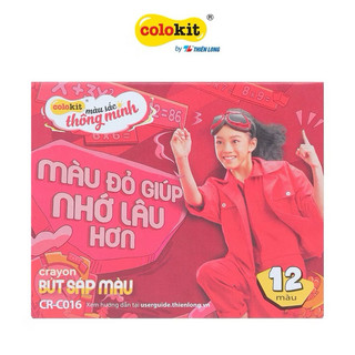 Bút Sáp 12 màu Thiên Long Colokit CR-C016