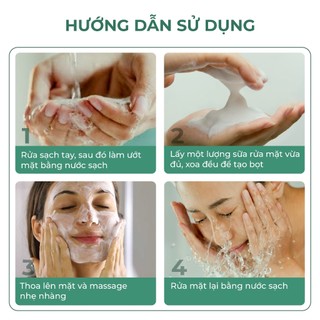 Sữa Rửa Mặt Chiết Xuất Rễ Nghệ Abera 100ml - Làm Sạch Bụi Bẩn, Cân Bằng Độ Ẩm, Giảm Thâm Mụn