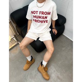 Áo thun MMESTLINE "NOT FROM HUMAN" form Boxy vải Premium Cotton