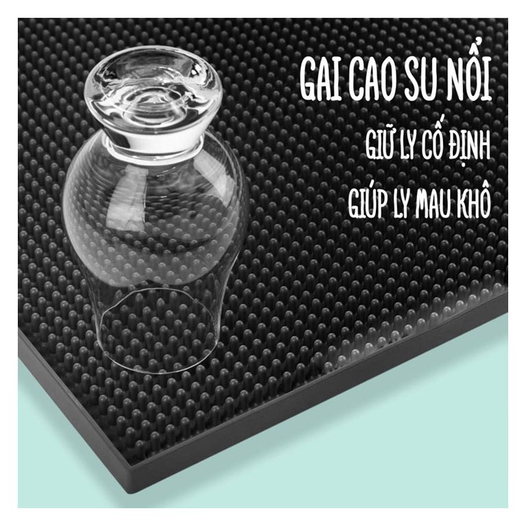 Thảm bar pha chế, thảm bar cao su chống trượt, chống rỉ nước siêu bền các size