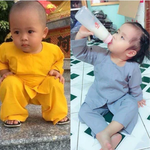 Vạt Hò #Đồ Bộ Bé Đi Chùa# Quần Áo Bé