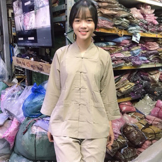 La Hán Nam #  Đồ Bộ# Quần Áo Đi Chùa