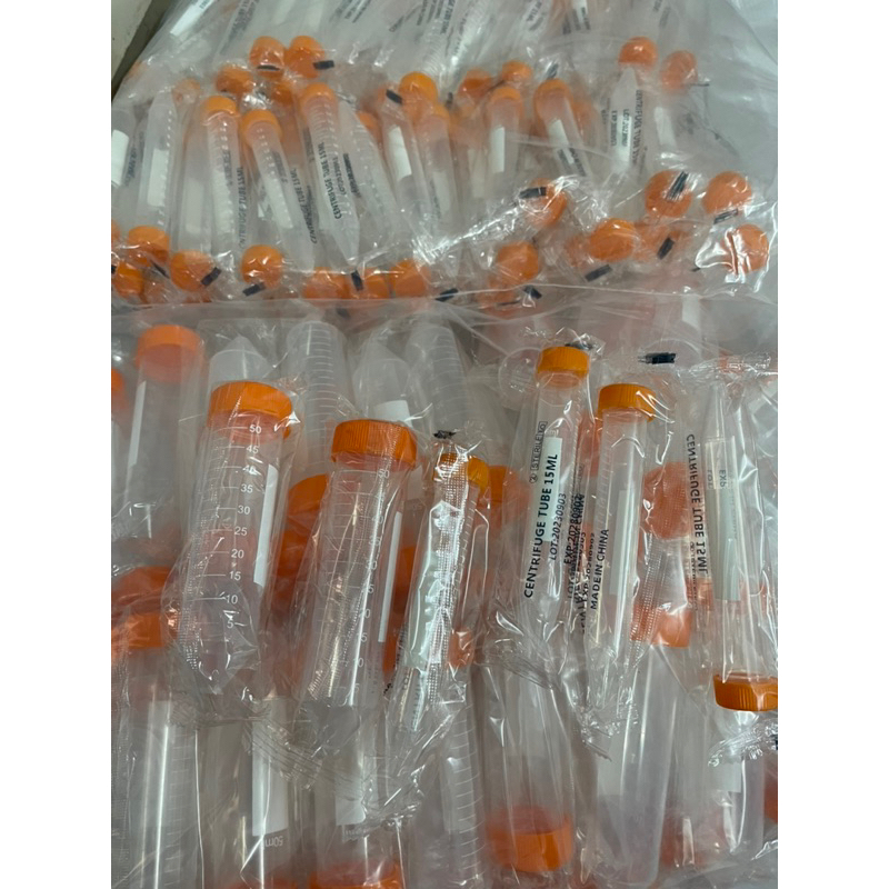 Combo 100 Ống Fancol 15ml - Ống ly tâm 15ml nắp vặn, đáy nhọn tiệt ...