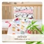 Khăn xô tắm sợi tre khăn lau đa năng cho trẻ 120x100cm IQKAO, chăn quấn đắp an toàn họa tiết xinh xắn đáng yêu