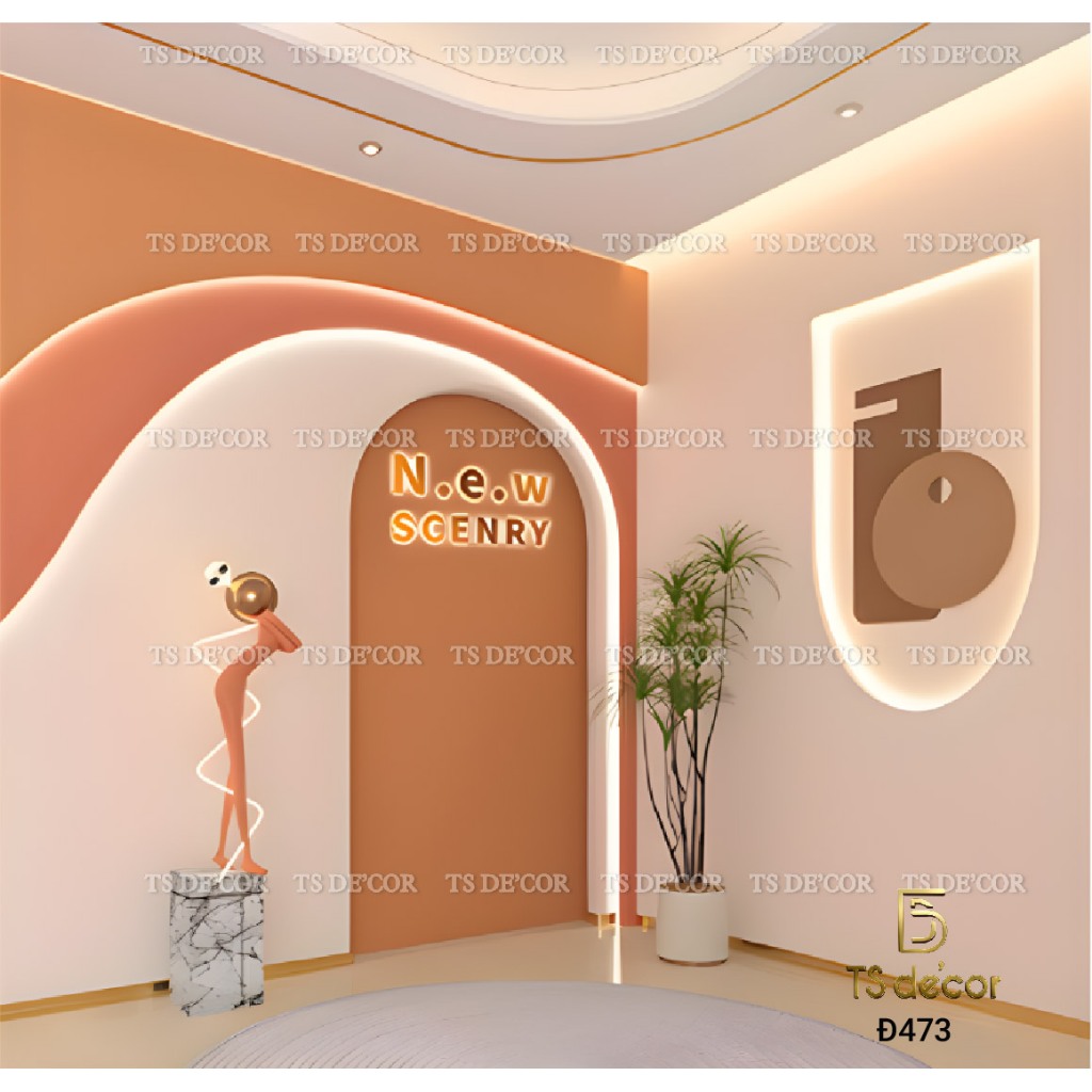 Phông nền(Background) 3D, 5D livestream,chụp ảnh giả góc đèn led trần nhiều màu sắc...