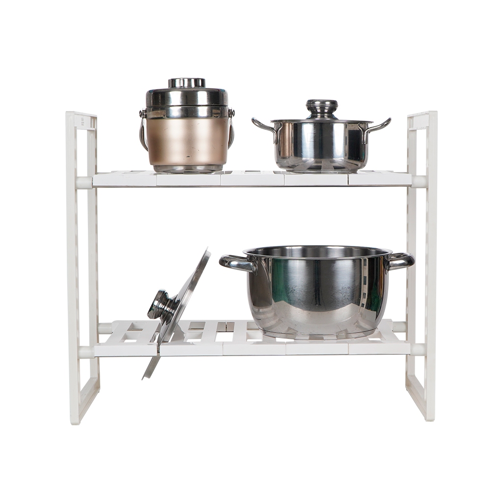 Kệ đựng xoong nồi gầm bếp, Kệ đựng đồ nhà bếp đa năng khung inox chắc chắn bền đẹp Chính Hãng Việt Nhật