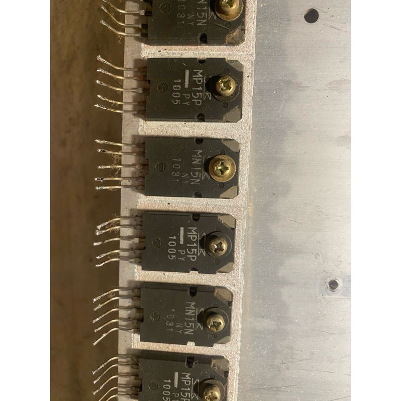 Coppia Transistor Sanken TO-3PL-5 MN15N-NY / MP15P-PY - MN15N MP15P