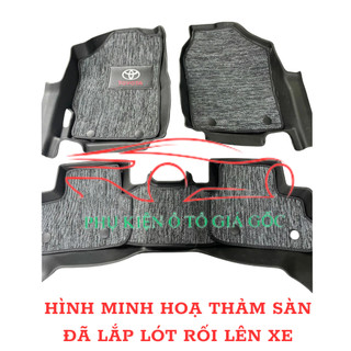 Thảm lót sàn NHỰA 5D TRÀN VIỀN xe Kia Sorento 2021, 2022, 2023 - 2025 Thảm NHỰA TPE 5D đúc nguyên khối theo xe - 3 hàng