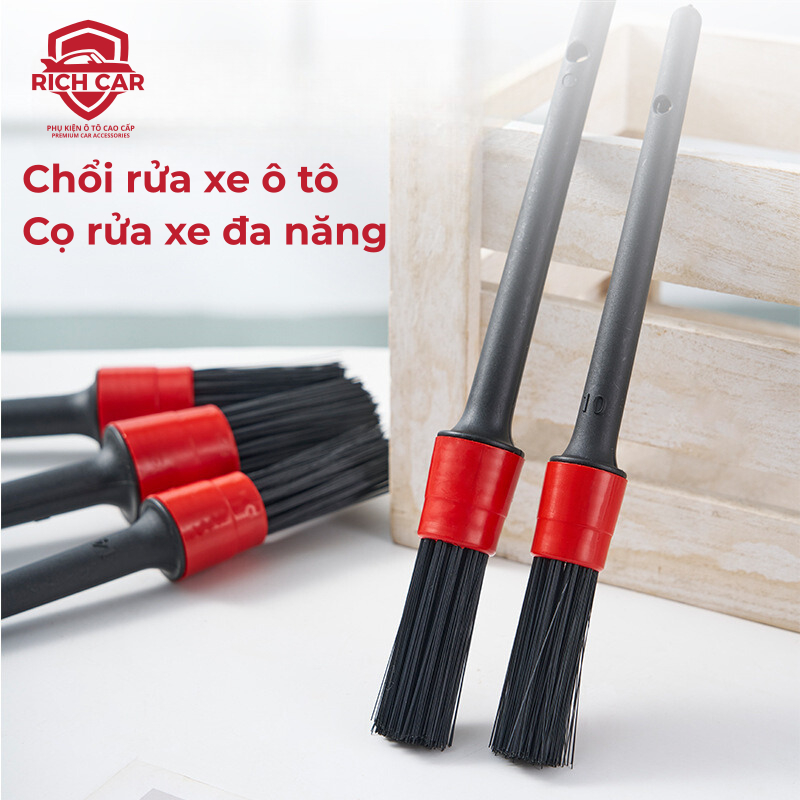 Chổi rửa xe ô tô, cọ rửa xe đa năng Rich Car với lông mềm, nhiều kích ...