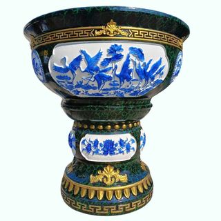 Khuôn Chậu Tròn Xoay 80 Cm Kích Thước Phủ Bì Rộng 80Cm, Cao Chậu 33.5Cm Lọt Lòng Chậu Rộng 70 Cm, Sâu 31 Cm