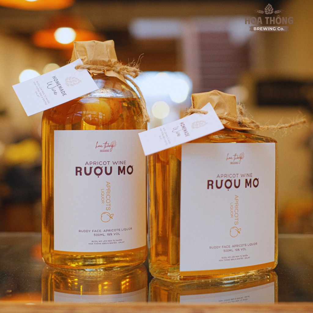 Hoa Thông Apricot Liqueur - Rượu Mơ Hoa Thông Thủ Công Đà Lạt | Shopee ...