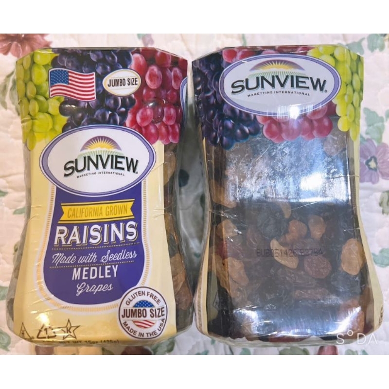 NHO KHÔ TRÁI LỚN SUNVIEW RAISINS BIG SIZE USA - 425G | Shopee Việt Nam