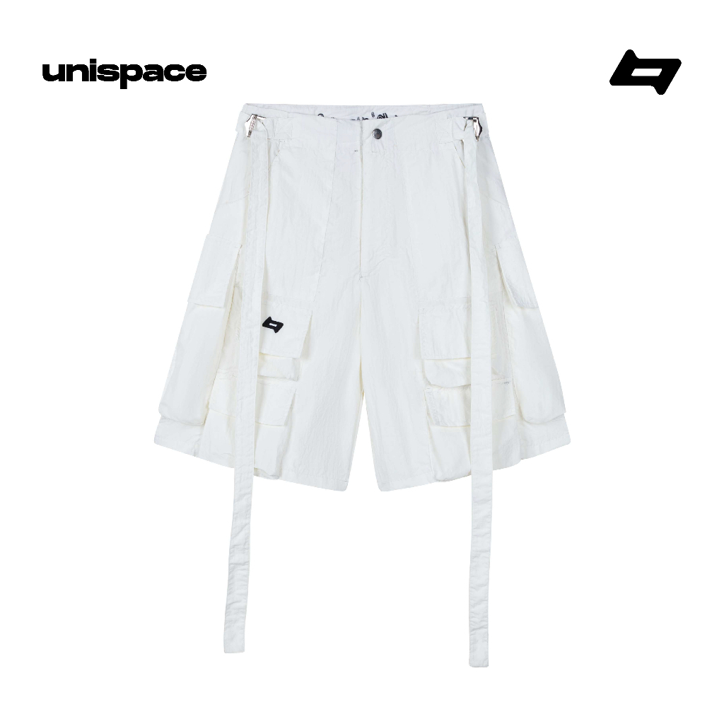 Quần short túi hộp ống rộng By UniSpace unisex nam nữ vải dù Swash ...