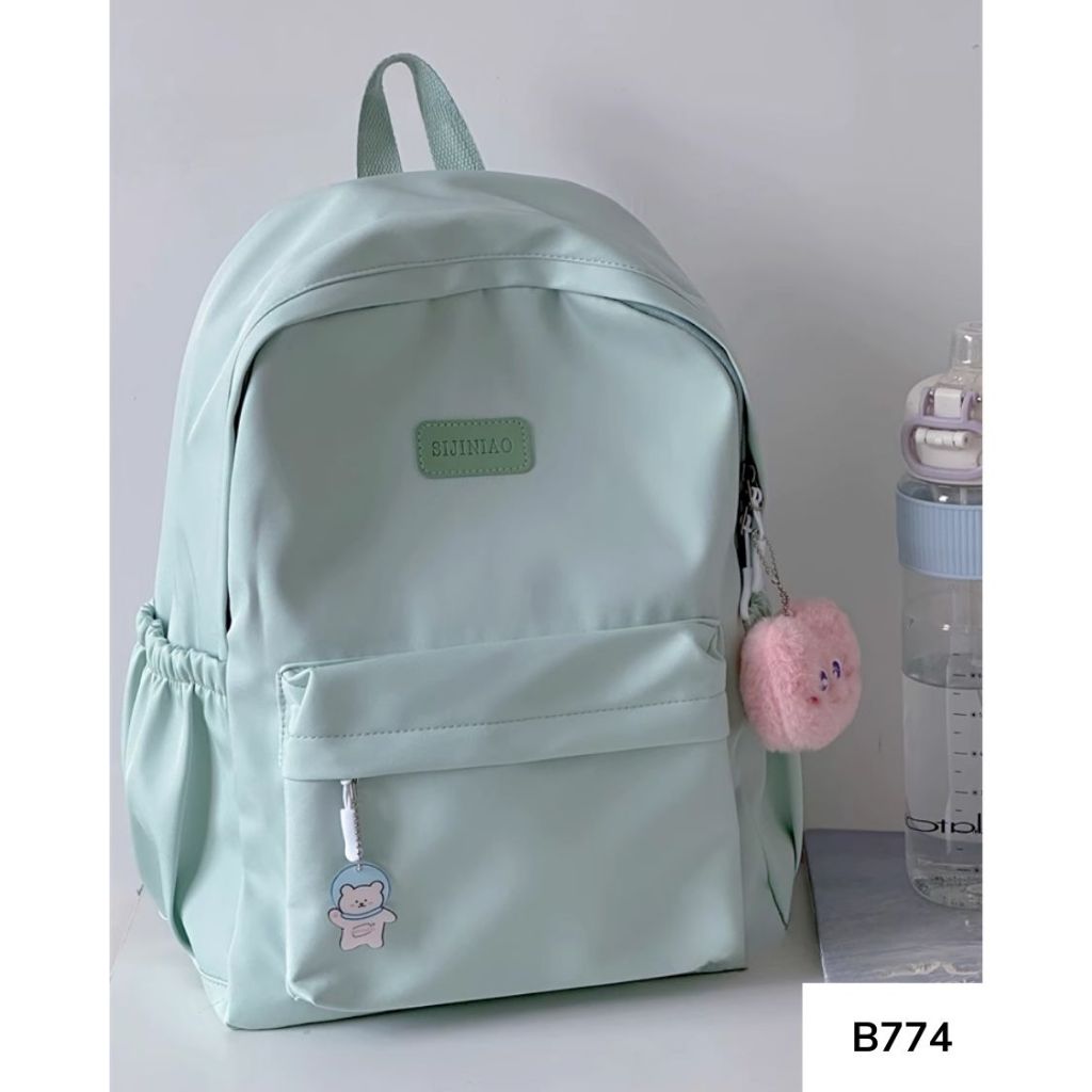 Balo đi học nam nữ phong cách ulzzang đơn giản dễ phối đồ nhiều màu pastel dành cho học sinh các cấp B774 gagastore