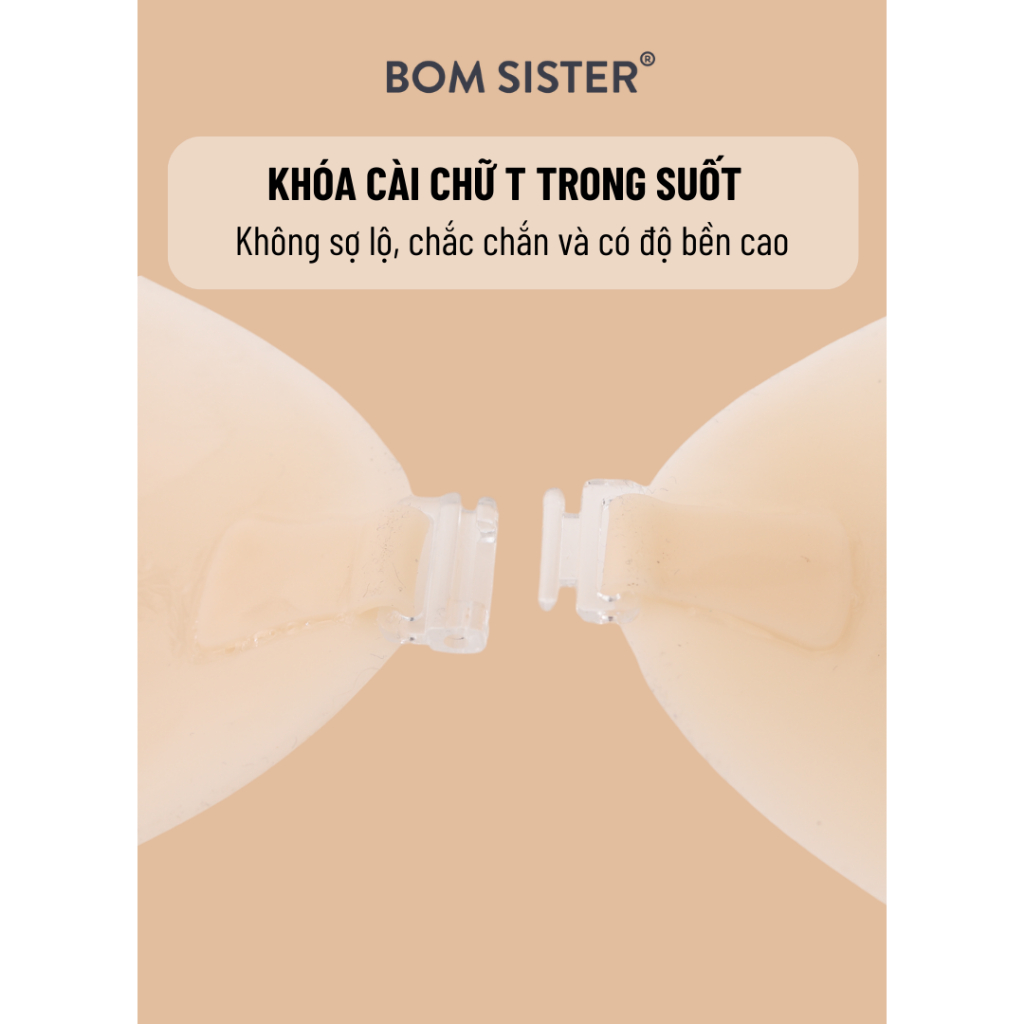 Ảnh BOM Sister x Ngọc Trinh - Áo dán cài trước diện trang phục hở siêu mỏng không lộ BOM Sister D005 3
