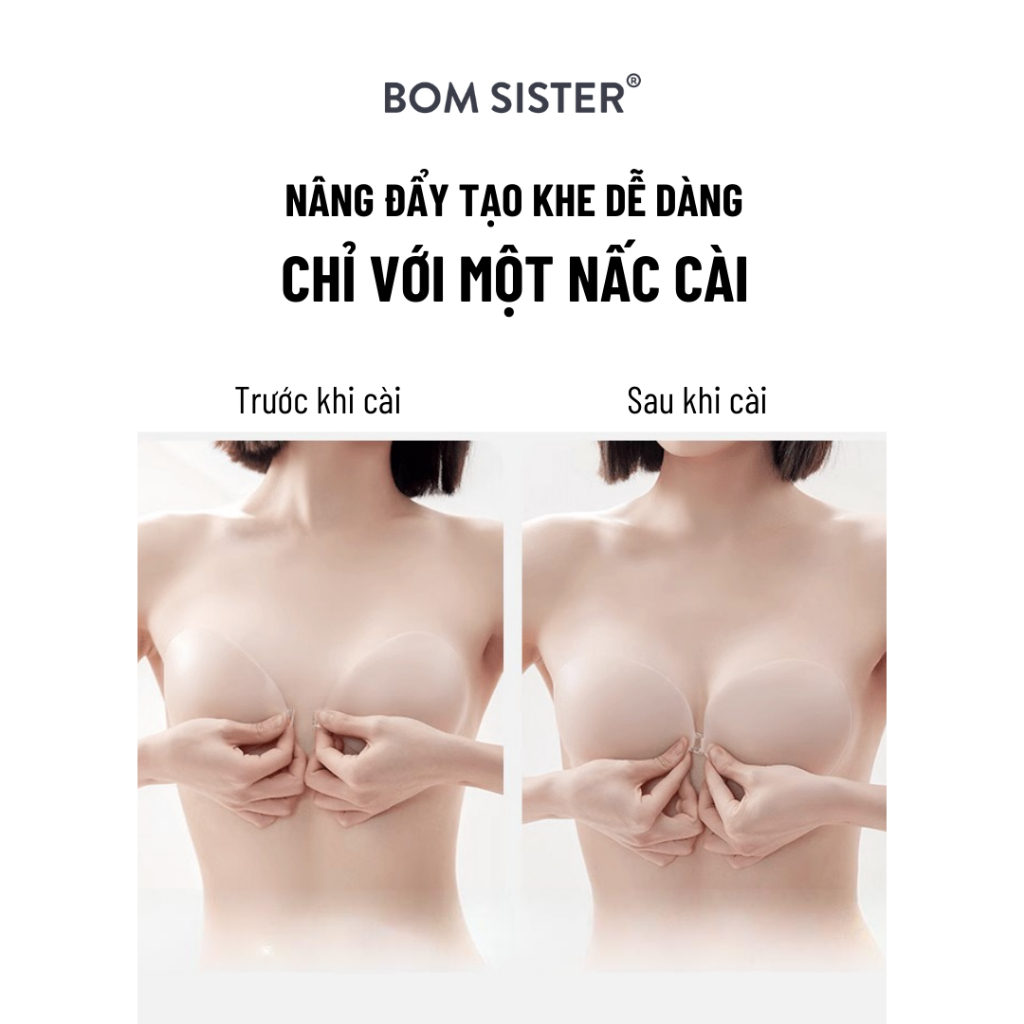 Ảnh BOM Sister x Ngọc Trinh - Áo dán cài trước diện trang phục hở siêu mỏng không lộ BOM Sister D005 2