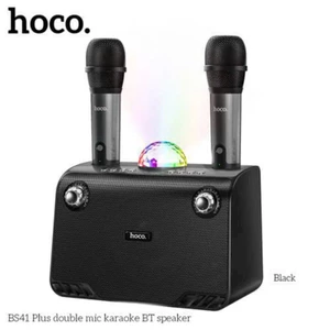Loa Bluetooth hát karaoke kèm 2 mic BS41 Plus hoco âm thanh sống động .