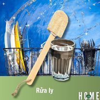 (Mộc Xơ) Cây Rửa Ly Xơ Mướp Tự Nhiên - Cây Rửa Bình Sữa - Cây Rửa Cốc - Cây Rửa Bình Nước