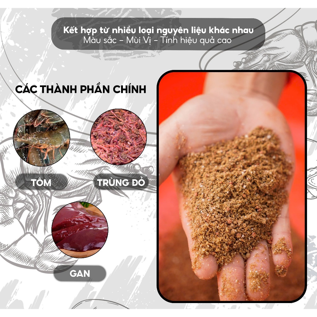 Mồi Câu Rô Phi Việt - Hoàng Nam Fishing