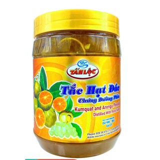 Tắc hạt đát chưng đường phèn 900g TẤN LỘC