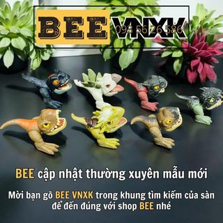 Set 4 mô hình khủng long Mattel Jurassic World mini cắn khớp BEE VNXK