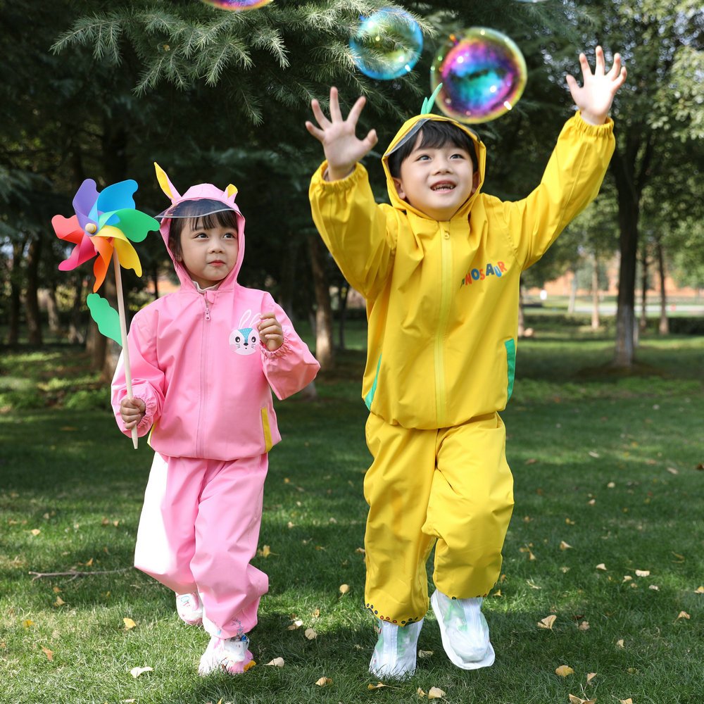 BỘ QUẦN +ÁO ĐI MƯA CAO CẤP TRẺ EM CHỐNG NƯỚC,CHẤT LIỆU AN TOÀN CHO BÉ AMB01