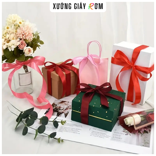[Ruy băng lụa vải 0.5cm] Cuộn dài 20m dùng trang trí, gói quà, cột nơ, làm hoa - nhiều màu - siêu rẻ