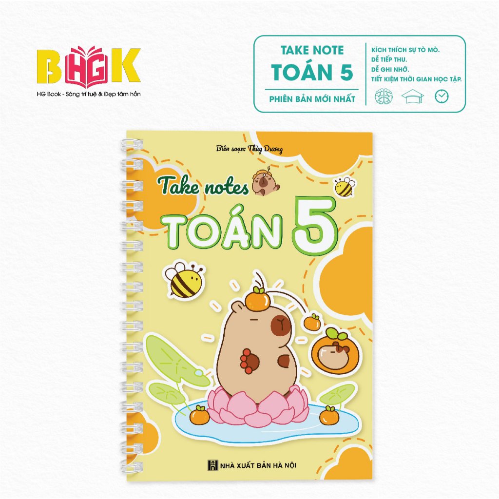 Sổ Giấy Lò Xo Take Note Toán 5 cỡ A5 (Phiên Bản Mới Nhất) | Shopee Việt Nam