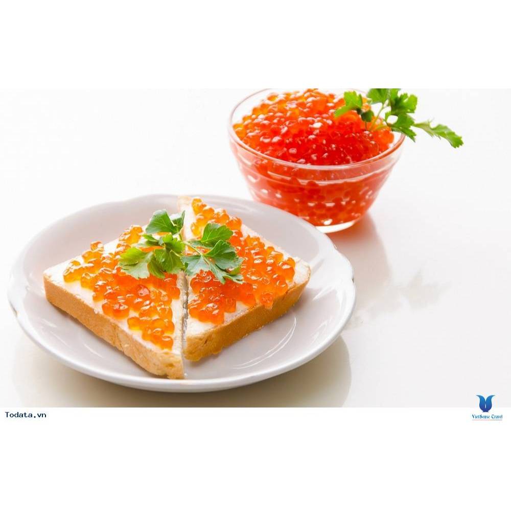 Trứng cá đỏ 220g Tsar Caviar Europrom,  Thực phẩm tăng cường protein