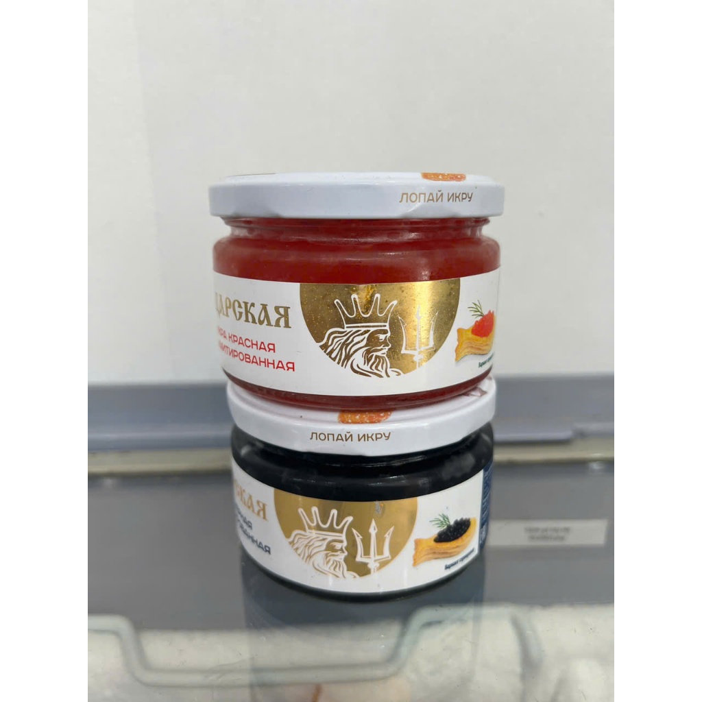 Trứng cá đỏ 220g Tsar Caviar Europrom,  Thực phẩm tăng cường protein