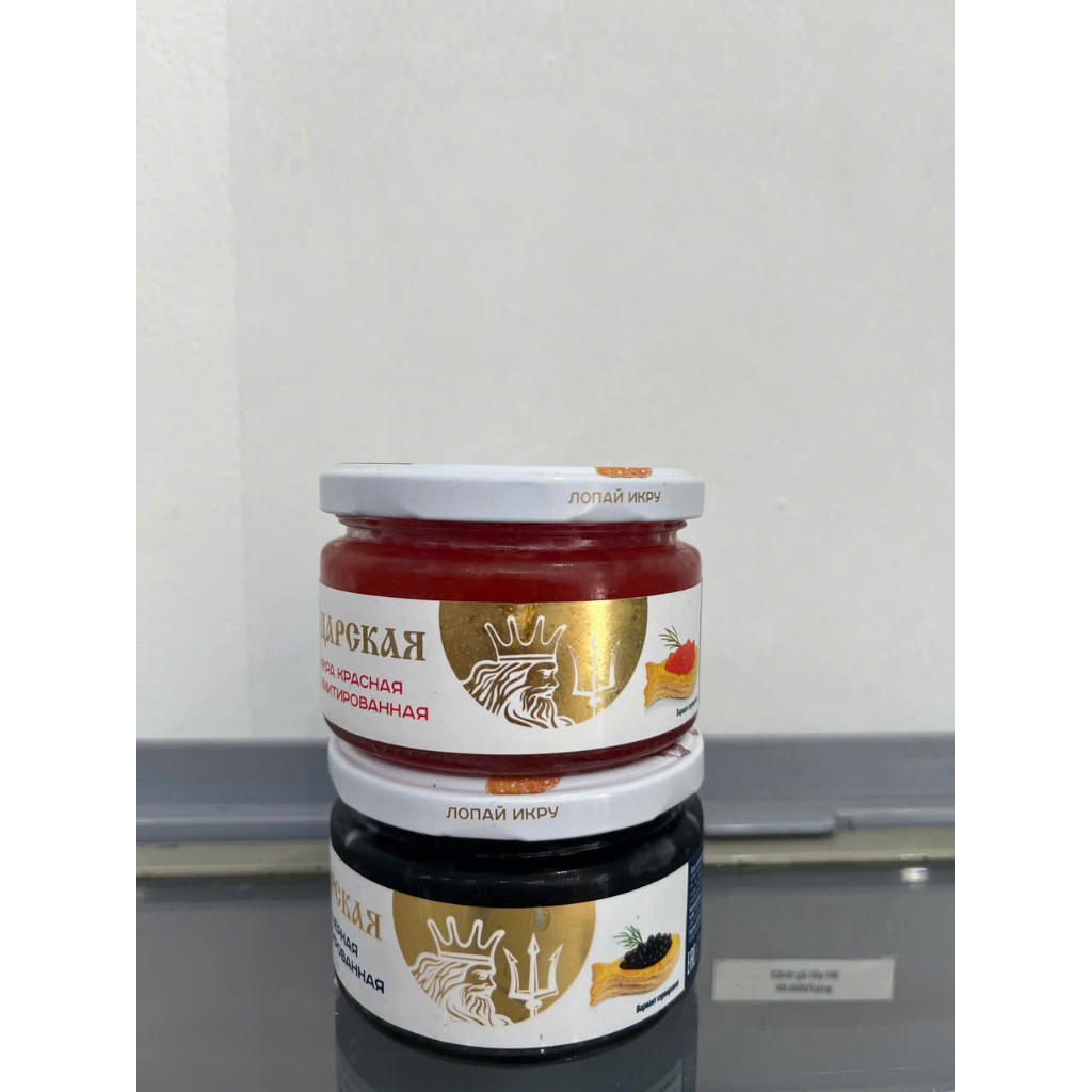 Trứng cá đỏ 220g Tsar Caviar Europrom,  Thực phẩm tăng cường protein