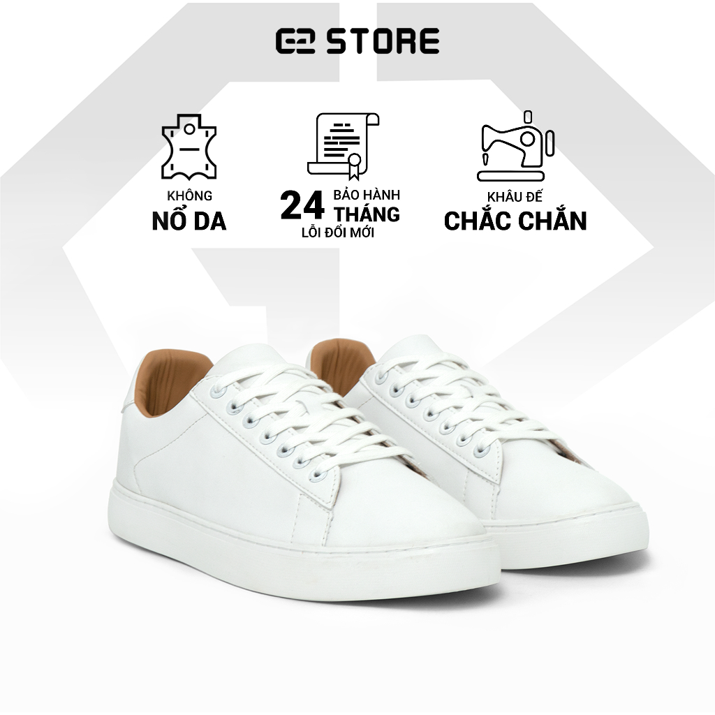 Ảnh Giày nam trắng G2 Hera giày sneaker giày thể thao thời trang cao cấp dùng làm tập gym chính hãng 1