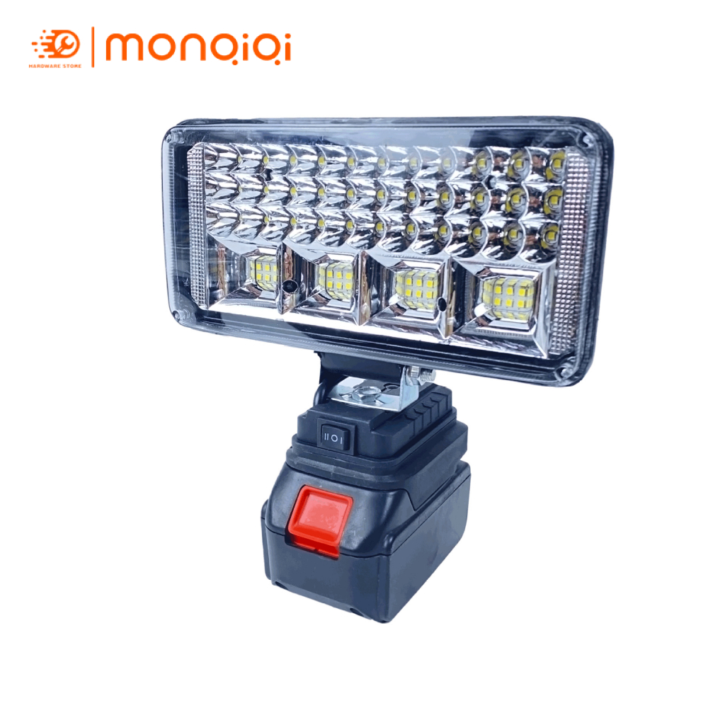 Đèn pin led dùng chân pin makita, đèn pha led dùng chân pin makita 21v ...