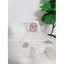 Body suit len lông ấm áp liền tất kèm mũ gấu yêu cho bé