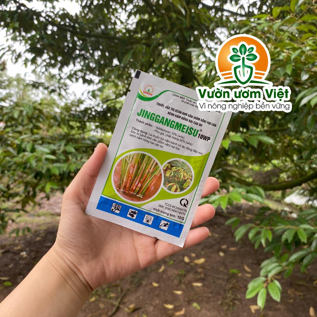 Thuốc trừ bệnh cây trồng Jinggangmeisu 10WP trị nấm hồng và nấm bệnh phổ rộng - Gói 10gr