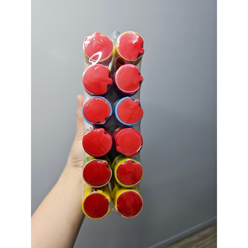 1 lốc 12 lọ socola sữa viên hạt đậu nhiều màu sắc Okela Thaifoods