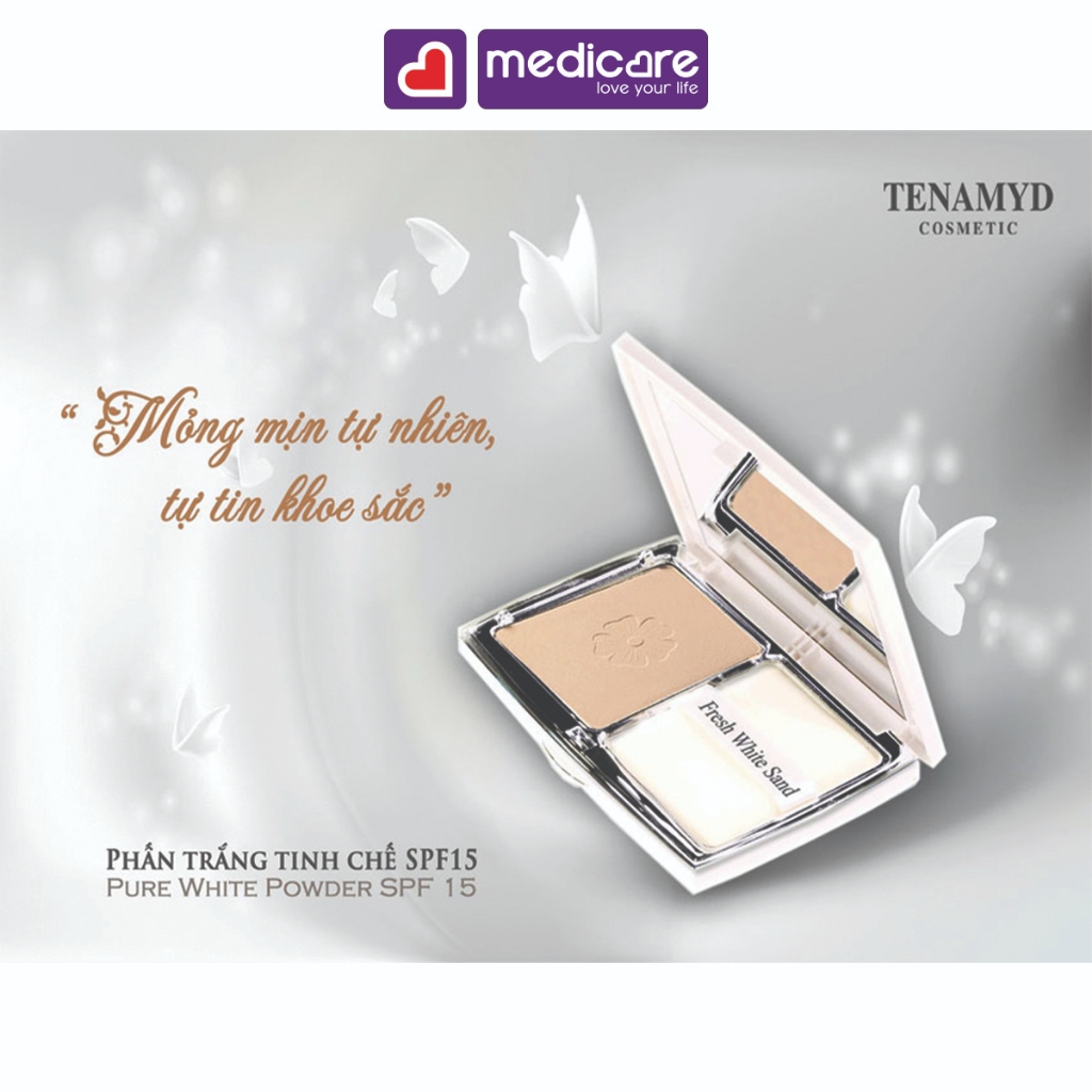 Phấn nền TENAMYD trắng tinh chế siêu mịn 14.5g