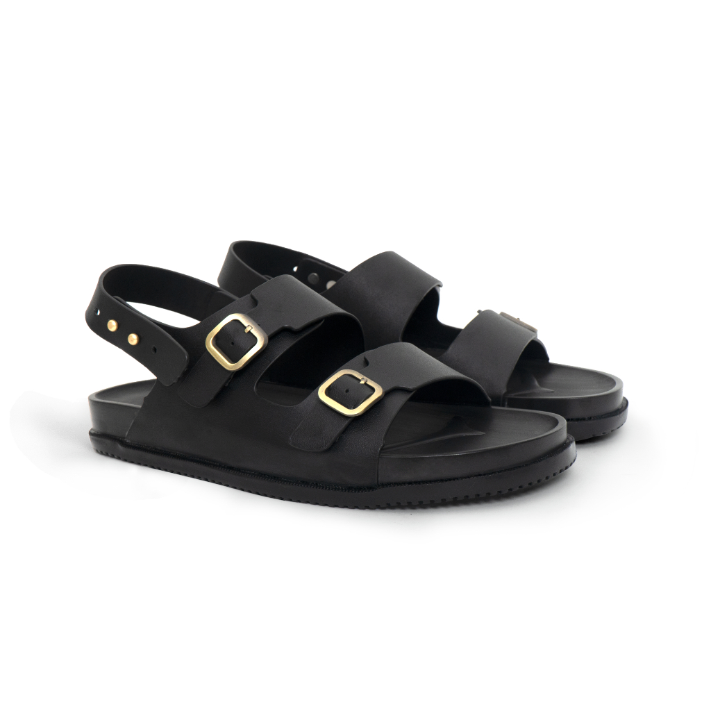 Ảnh Dép quai hậu G2 Kaio dép da sandal nam, Dép xăng đan đi học thời trang unisex dáng dép quai ngang đẹp chính hãng 1
