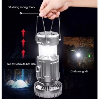 Đèn Bão Kiêm Quạt Năng Lượng Mặt Trời