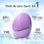 Máy rửa mặt FOREO LUNA 4 cao cấp được chứng minh lầm sàng làm sạch sâu mát-xa trẻ hoá da bằng sóng âm T-sonic phiên bản cho da nhạy cảm — ảnh 4