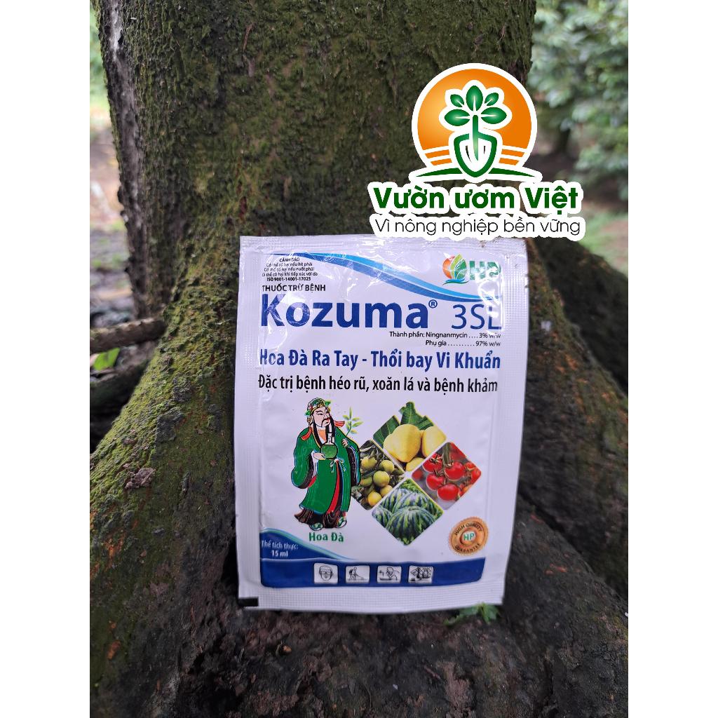 Kozuma 3SL trừ vi khuẩn gây héo xanh, bạc lá, lở cổ rễ và các bệnh khác trên cây trồng - 15ml