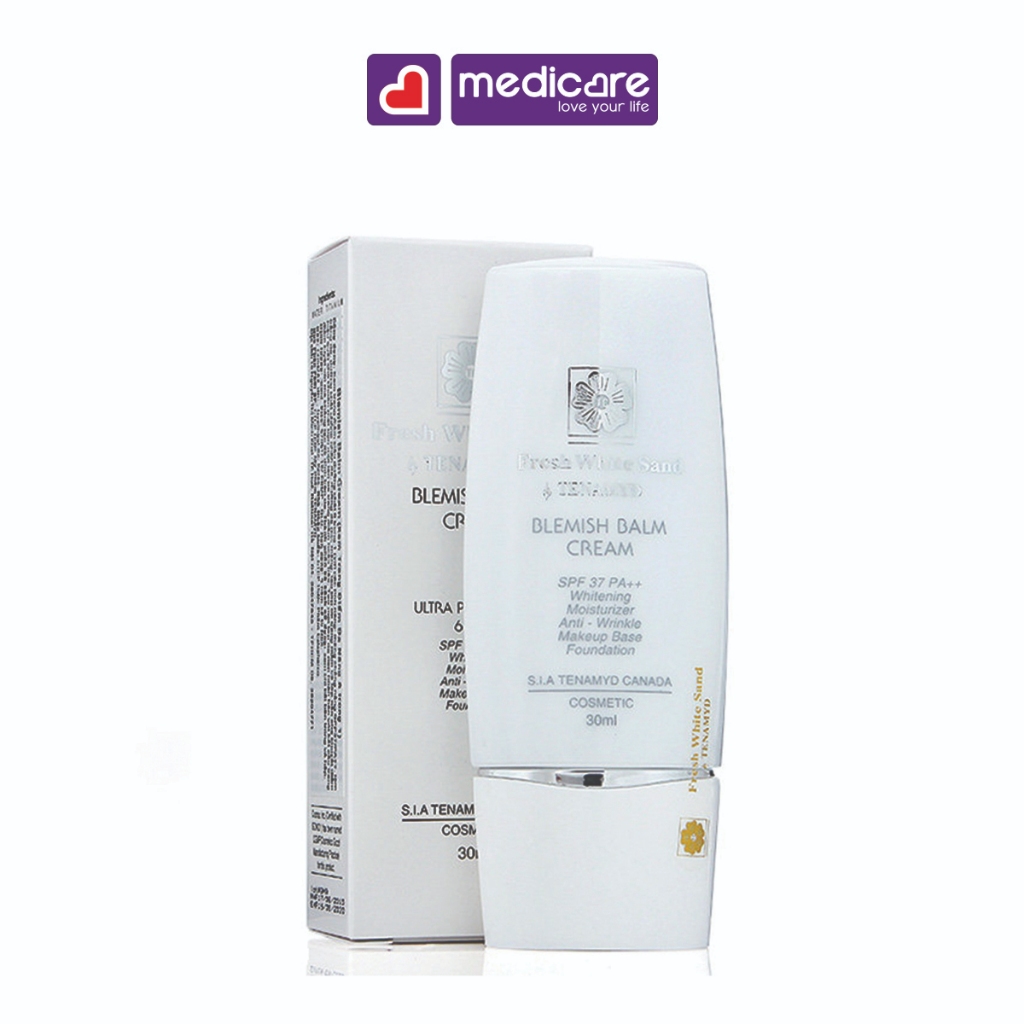 Kem nền TENAMYD fresh white sand ultra perfection 6 in 1 30ml